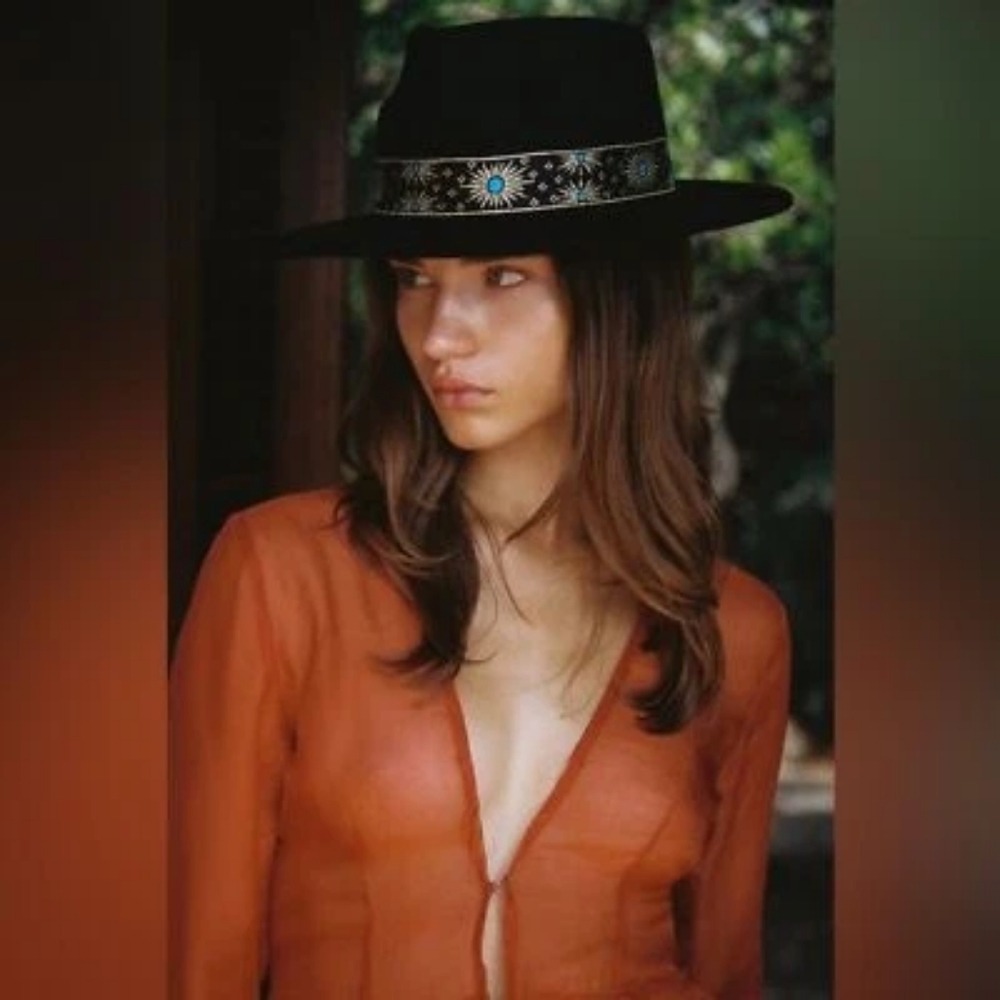 Lack Of Color Black Fedora Hat